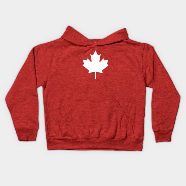 Canada Maple Leaf Kids Hoodie by Historia